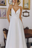 Amoris T714W A-Line Spaghetti Strap Wedding Dress