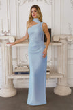 Amoris T730 One Shoulder Chiffon Formal Gown
