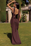 Amoris T732 Strapless Fitted Column Semi-Formal Gown