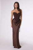 Amoris T747 Long Fitted Gown Convertible to Short Mini Dress