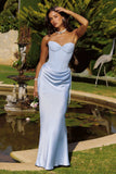 Amoris T747 Long Fitted Gown Convertible to Short Mini Dress