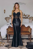 CLEARANCE - Amoris T819 Sleek Fitted Stretch Satin Burgundy Mermaid Gown (Size XS)