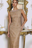 Amoris T906 Sequin Lace Gown Detachable Sheer Cape Overlay