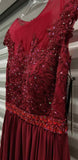 CLEARANCE - Cinderella Divine UJ0011 Cap Sleeved Long Dress (Size S)