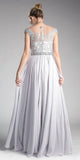 CLEARANCE - Cinderella Divine UJ0011 Cap Sleeved Long Dress (Size S)
