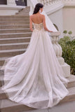 Andrea & Leo WL075 Leaf Motif Layered Tulle Wedding Ball Gown