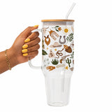 Western Soul Glass Cup