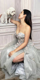 Andrea & Leo A1089 Penelope Blossom Gown with Overskirt
