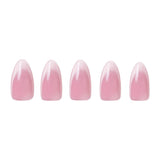 Glamnetic - Lovers Blush Press-On Nails | Short Almond | Velvet Pink