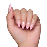 Glamnetic - Pink Macaron Press-On Nails | Pink French Tip | Short Almond