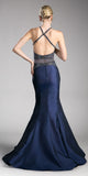 Cinderella Divine CB0023 Two-Piece Mermaid Gown Halter Crop Top