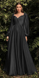 Cinderella Divine CD243 Long Sleeve A-Line Dress