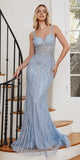 Cinderella Divine CD990 Floor Length Fitted Evening Gown