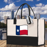 Texas Cotton Canvas Tote Bag TX Travel Vacation Tote Employee and Client Gift Wedding Favor Birthday Welcome Tote Bag Bridesmaid Gift