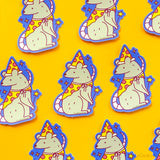 Magical Pizza Rat Wizard Vinyl Sticker