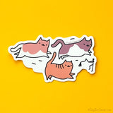 Lascaux Cats Cave Paintings Vinyl Sticker