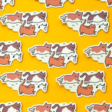 Lascaux Cats Cave Paintings Vinyl Sticker