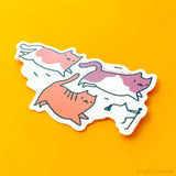 Lascaux Cats Cave Paintings Vinyl Sticker