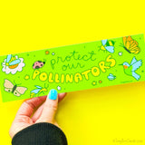 Protect Our Pollinators Vinyl Bumper Sticker - Nature Bug Lover Entomology Gift
