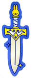 Medieval Bunny Dagger Knife Vinyl Sticker