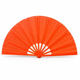 Orange Clack Fan, Folding Hand Fan, Boots on Ground Fan, Line Dance Fan, Loud Clack Fan, Festival Gift