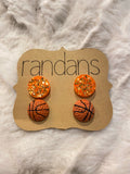 Randans’ Sports Resin & Glitter Earrings