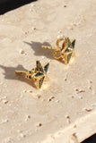 18k Gold Starfish Studs