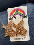 Randans’ Texas Pride Resin & Glitter Earrings