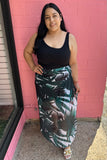 Palm Cover Up Skirt
