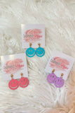 Matte Smiley Earrings