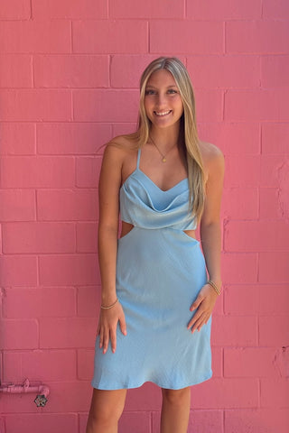 Blue Sky Mini Dress