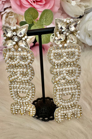 Bride Beaded Earrings