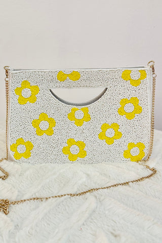 Beaded Flower Bag