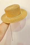 Bling Boater Straw Hat