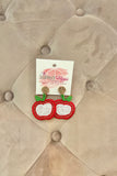 Apple Beaded Earrings