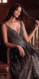 Cinderella Divine J819 Glitter A-Line Ball Gown