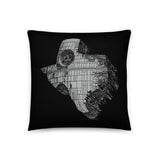 Texas Death Star - Throw Pillow