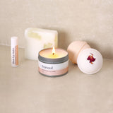 Motivational Compass Necklace Spa Gift Box Set