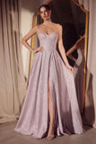 Ladivine Amoris T706 Dress Off the Shoulder Fitted Gown