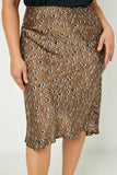 Silky Leopard Skirt