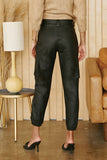 Rooney Ultra High Rise Faux Leather Joggers