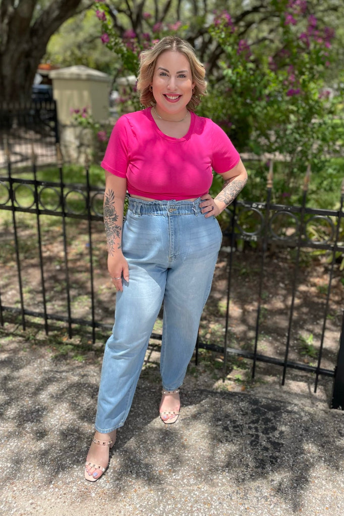 Dottie Ultra High Rise Paper Bag Slouch Fit Jeans 11 29