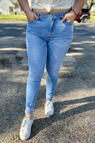 Kaitlyn High Rise Ankle Skinny Jeans