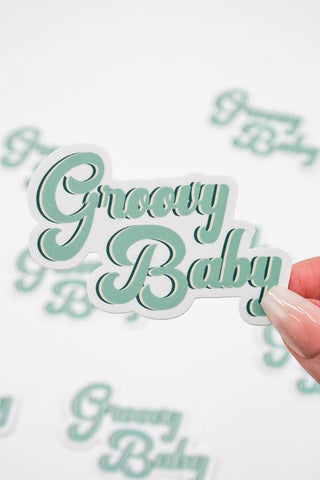 Groovy Baby Sticker